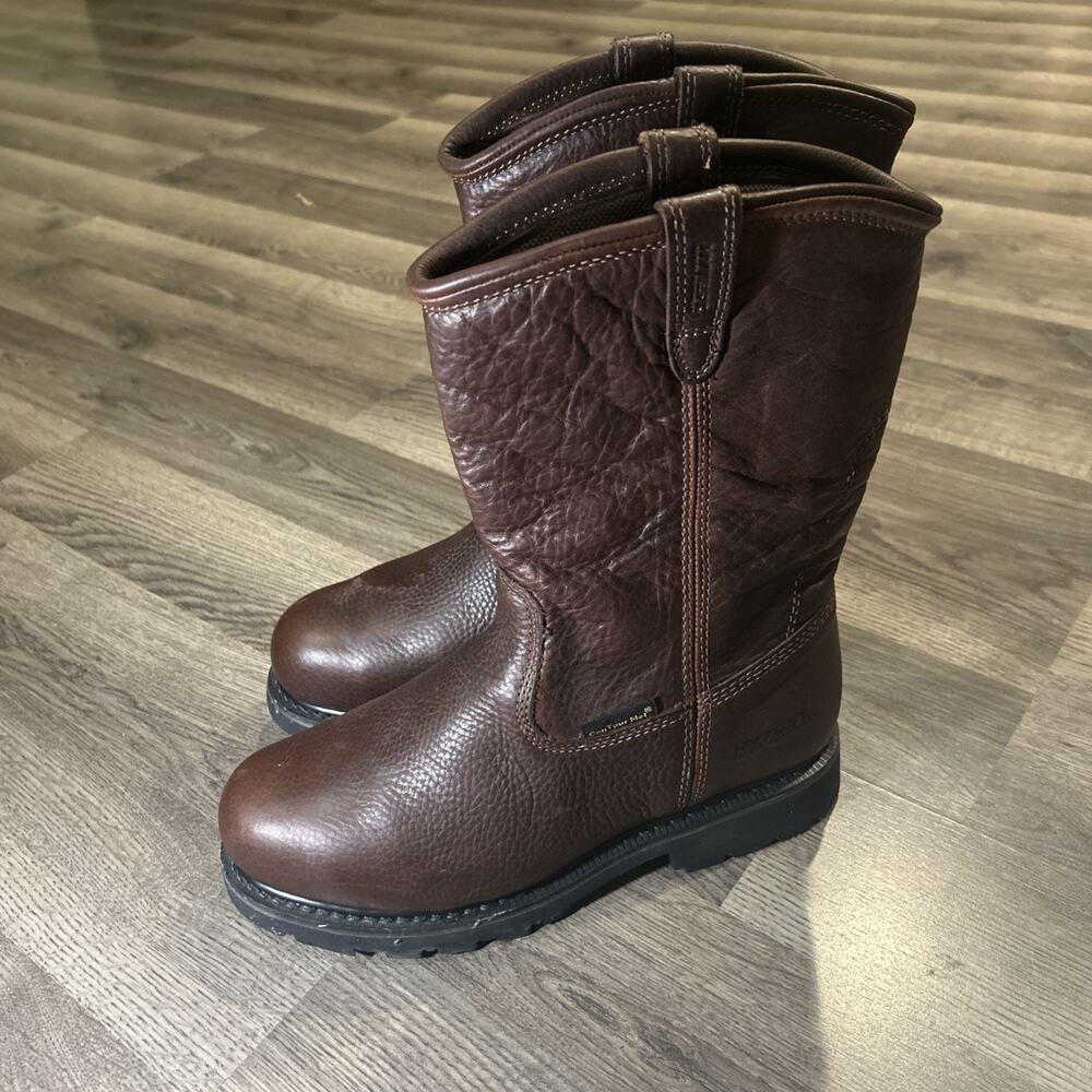 Steel Toe Boots HyTest Safety Footwear K15271 men's size 10.5 Extra Wide